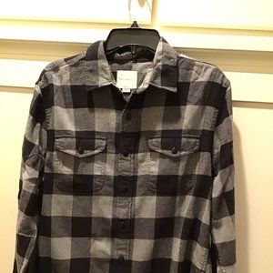 Men's American Eagle Plaid Flannel, Medium